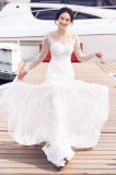 Long Sleeve Lace Mermaid Bridal Gown Wedding Dresses (TJBLCT022)