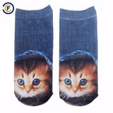 Customized 3D Printing Polyester Elastane Socks