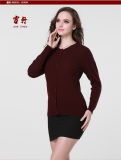 Girl's Yak Wool/Cashmere Round Neck Strentch Sweater/Garment/Knitwear/Clothes