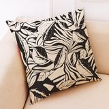 2018 New Black and White Print Cushion Cover