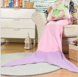 Home Textile Portable Soft Mermaid Tail Polyester Blanket