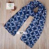 2018 Hot Luck Clover Printed Viscose Shawl Fashion Lady Scarf