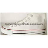 Classical High Cutting Canvas Shoes Casual Shoe with Rubber Outsole