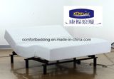 Home Furniture Real Leather Surrounding Headboard Home Furniture Massage Adjustable Bed with Memory Foam Mattress Bed