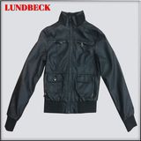PU Outerwear Jacket for Women with Good Quality