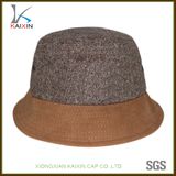 Custom Brown Plain Blank Cheap Hemp Bucket Cap Hat