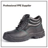 High Cut Genuine Leather Wide Steel Toe Work Boot