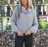 2017 Fashion Women's Turtleneck Pullover Knitting Sweater Long Sleeve