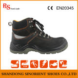 Black Steel Safety Shoes, Police Safety Shoes Malaysia Snn411