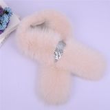 Winter New Style Faux Fox Fur Scarf Thick Warm Artificial Fur Collar Plush Muffler