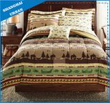 6 Piece Southern Living Printed Polyester Comforter Set
