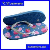 2016 Beautiful Rose Flower Print Lady Flip Flop Sandal