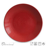 Simple Swirl ceramic Dinner Plate