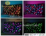 Double Fireproof DMX RGB 3in1 LED Star Curtain for Stage