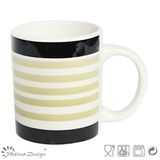 Handpainted Color Circle Ceramic Mug