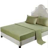Slid Brushed Polyester Fabric Home Bedding Bedsheet Set