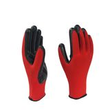 13 Gauge Black Nitrile Coated Glove Working Glove