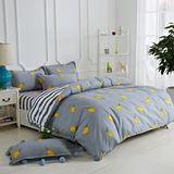 Microfiber Bedding Set with Duvet Cover Bedsheet Pillow Cases
