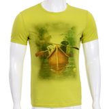 Fashion 3D Printed Cotton Men T-Shirt (ZT025)