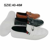 New Style Fashion Men's Slip on Injection Casual Shoes Leather Shoes (MP16721-17)