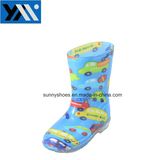 Cartoon Printing Cute High Quality Waterproof PVC Rain Boots for Kids