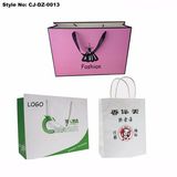 Wholesale Unique Ribbon Handle Very Cheap White Paper Shopping Bag