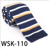 Men's Fashionable 100% Polyester Knitted Tie (wsk-110)