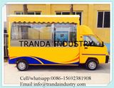 Corn Roasterpizza Kiosks BBQ Ovenmobile Buffet Car with Awnings