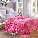 Fashion Printed Coral Fleece Bedding Set 3PCS Set