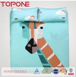 014 New Fashion Giraffe Kids Cartoon Bed Sheet Sets (T83)