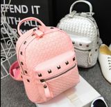 Rivets Fashionable Backpack Bag School Bag Shoulder Bag Backpack