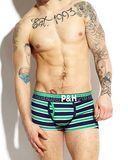 Stripe Men Boxers Underwear Stock Cotton Men Sexy Underwear