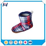 Warm Plaid Foot Warmers Winter Children Fancy Winter Boots