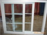 Hurricane Impact Water-Tight/Sound-Proof/Heat-Insulate PVC Sliding Window with Grill Design