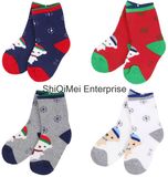 100% Cotton Knitted Wholesale Customized Kids Socks