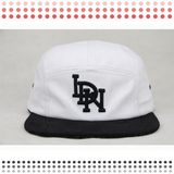 Leopard Print Peak Back Bordure 3D Embroidery Freestyle Snapback Hat