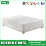 8 Inch Roll up High Density Foam Mattress with Zipper Fabric Cover