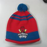 New Fashion Era Custom Embroidery Outdoor Knitted Winter Beanie Cap Hat