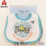 Wholesale Factory Price Cartoon Baby Drool Bib Embroidered Cotton Baby Bibs