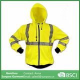 ANSI Safety High Visibility Hoodie Long Sleeve Reflective Jacket