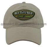 Embossed Plastic Snap Buckle Embroidery Sport Golf Cap (TMB9118)