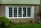 White Color PVC Sliding Glass Window with Flyscreen/Mosquito Nets