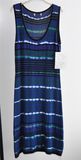 Ladies Patterned Longline Striped Sleeveless Sweater
