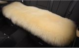 Stuffed Car Seat Long Bench Cushion in Beige