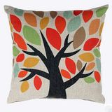 100% Cotton Square Decorative Throw Pillow Case Cushion