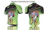 Men's Cycling T-Shirt Clothing Green Rabbit