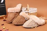 Fashion Lambskin Women Home Shoe Indoor Slipper