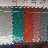 Durable Foiled Glitter PU Leather for Lady Shoes