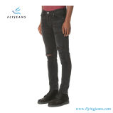 Fashion Skinny Ripped Black Denim Jeans for Men by Fly Jeans