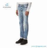 Fashion Faded Denim Jeans with a Destroy Finish for Men by Fly Jeans